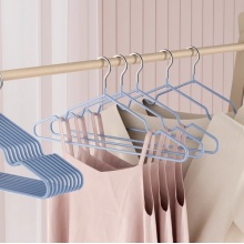 卡维瑞衣架家用挂衣服挂架撑子学生宿舍用防滑晾衣架浸塑晒衣挂架